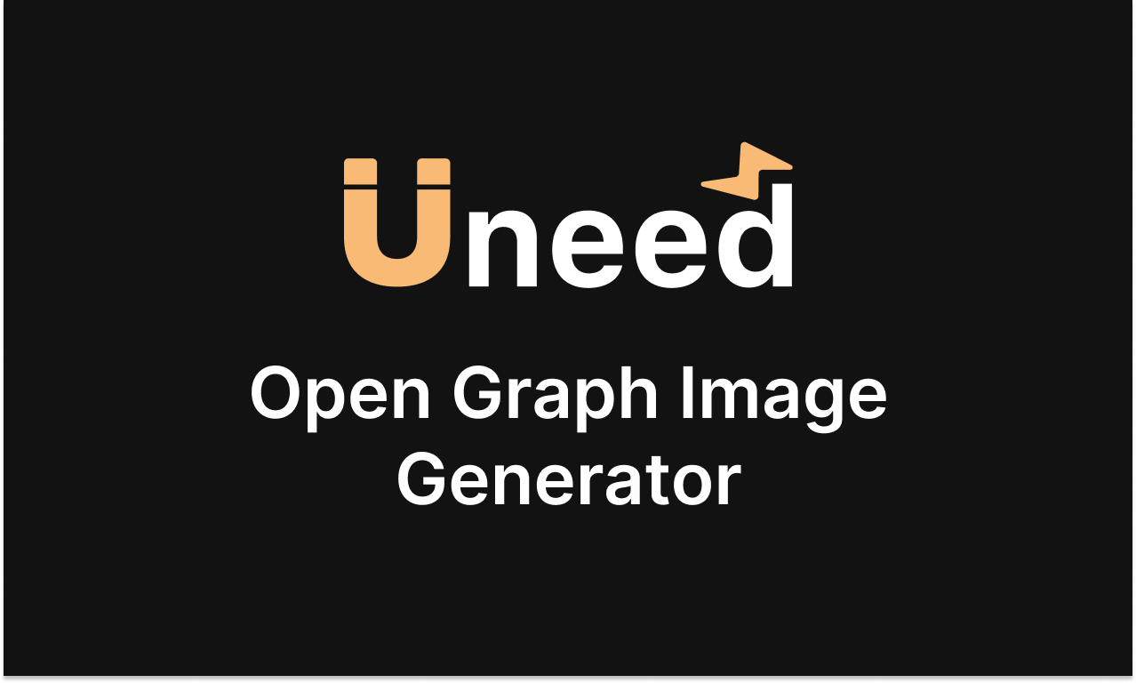 Uneed open graph image generator